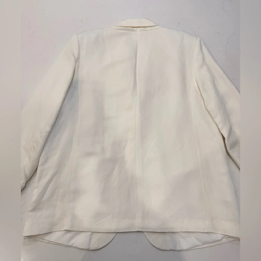 EUC H&M Linen-Blend Blazer – Large - Picture 3 of 7